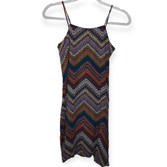B.Yellowtail Size XS Peyote Stitch Mini Dress Tank Boho Chevron Aztec Print - Picture 1 of 11